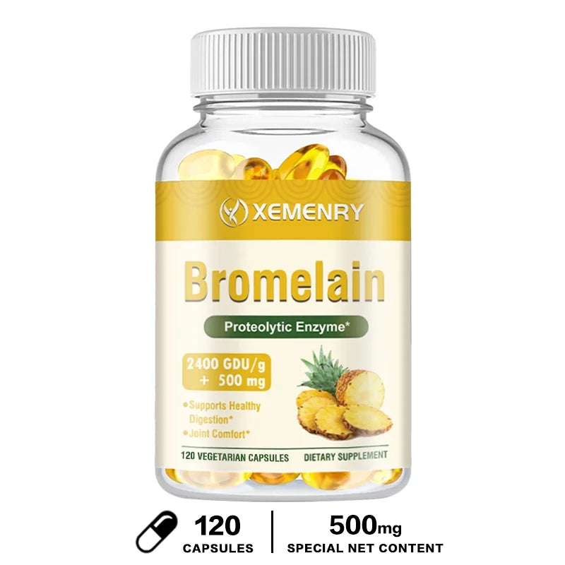 𝐛𝐫𝐨𝐦𝐞𝐥𝐚𝐢𝐧 𝐜𝐚𝐩𝐬𝐮𝐥𝐞𝐬 -improve digestive health