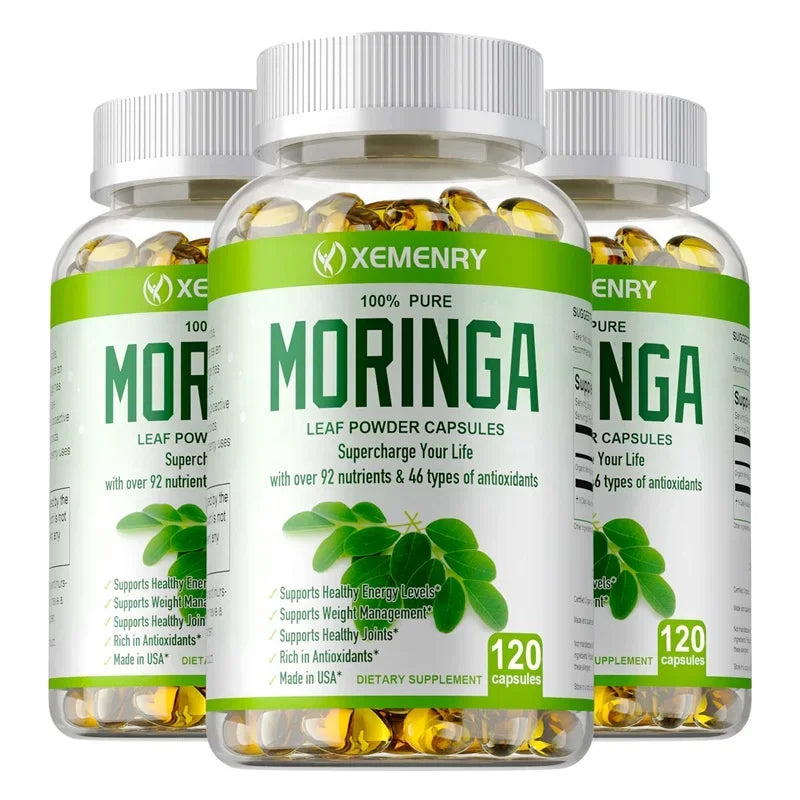 𝐨𝐫𝐠𝐚𝐧𝐢𝐜 𝐦𝐨𝐫𝐢𝐧𝐠𝐚 𝐜𝐚𝐩𝐬𝐮𝐥𝐞𝐬  - Strengthen The Immune System, Promote Metabolism, Enhance Energy, Help Detoxification, Anti-oxidation