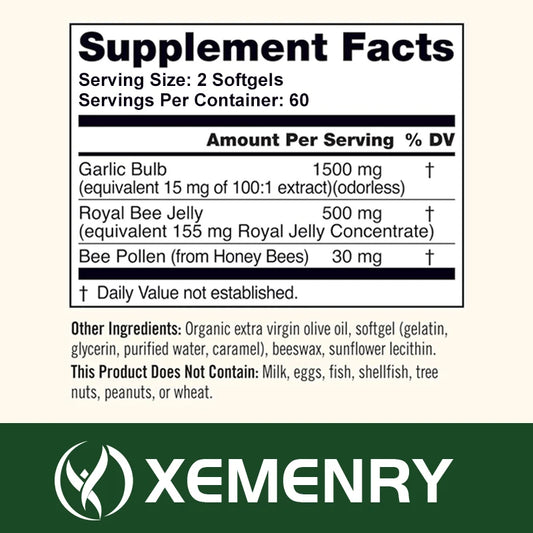 𝐨𝐝𝐨𝐫𝐥𝐞𝐬𝐬 𝐠𝐚𝐫𝐥𝐢𝐜 𝐜𝐚𝐩𝐬𝐮𝐥𝐞𝐬 - Balance Cholesterol Levels, Support Heart and Cardiovascular Health