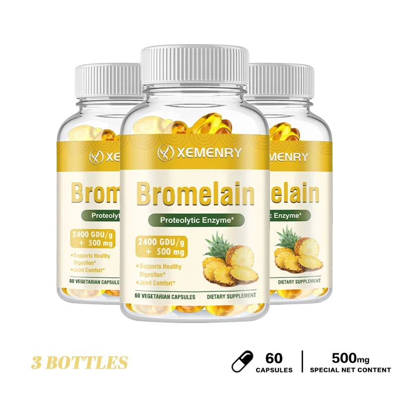 𝐛𝐫𝐨𝐦𝐞𝐥𝐚𝐢𝐧 𝐜𝐚𝐩𝐬𝐮𝐥𝐞𝐬 -improve digestive health