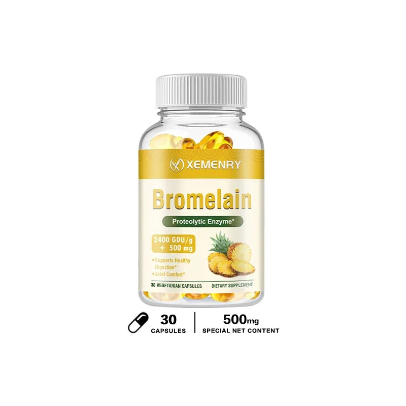 𝐛𝐫𝐨𝐦𝐞𝐥𝐚𝐢𝐧 𝐜𝐚𝐩𝐬𝐮𝐥𝐞𝐬 -improve digestive health