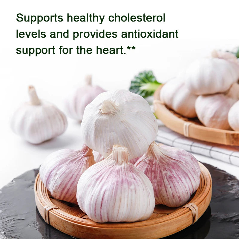 𝐨𝐝𝐨𝐫𝐥𝐞𝐬𝐬 𝐠𝐚𝐫𝐥𝐢𝐜 𝐜𝐚𝐩𝐬𝐮𝐥𝐞𝐬 - Balance Cholesterol Levels, Support Heart and Cardiovascular Health